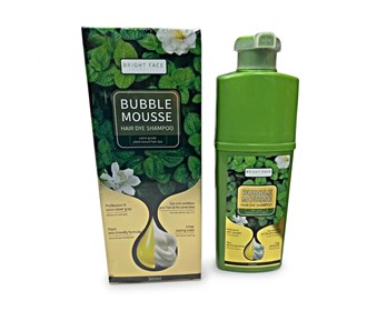 Babel Mouse BRIGHT FACE hair color shampoo, black color, volume 500 ml