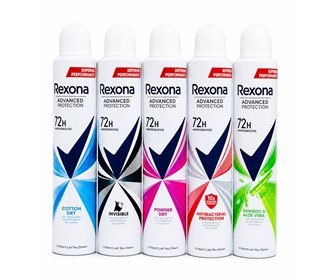 Spray Rexona Football Fanatics model