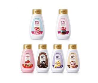 Bio Aqua bath salt, suitable for all skin types, weight 430 grams