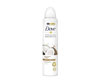 Dove antiperspirant spray for women, coconut scent, volume 250 ml