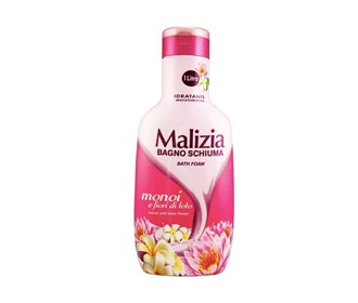 Malizia Moisturizing Body Wash Foam with a lotus petal scent