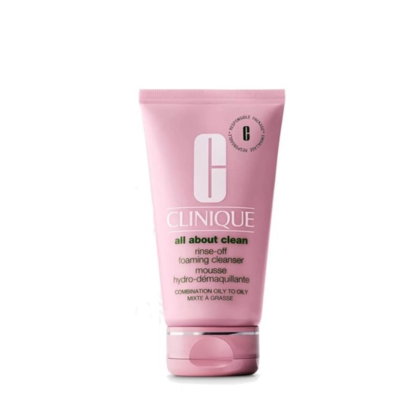 Clinique face wash foam suitable for oily and acne-prone skin