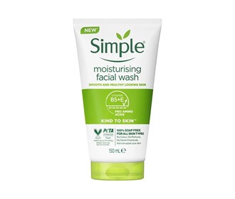 Sample face wash gel moisturizing model