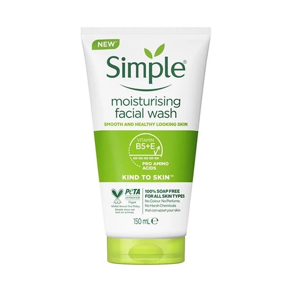 Sample face wash gel moisturizing model