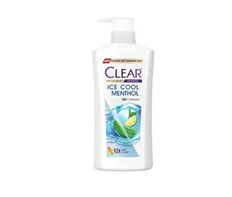 Clear Women's Anti-Dandruff and Cooling Shampoo, Ice Cool Menthol
