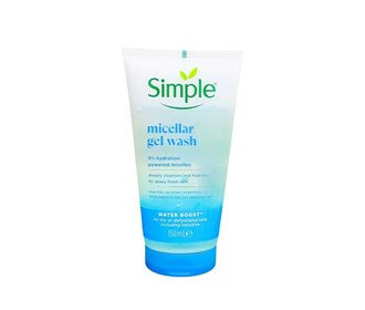 Simple Water Boost face wash gel