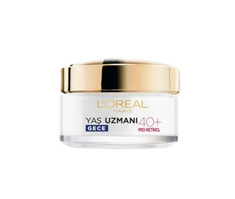 L'Oreal Yas Uzmani anti-wrinkle night cream over 40 years old