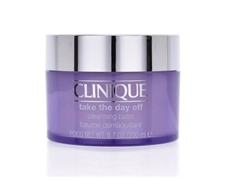 Clinique make-up remover balm, take the day off model