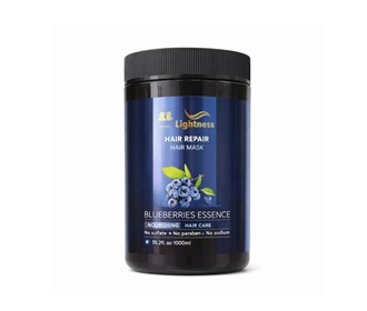 Sulfate-free lightness repairing hair mask with blueberry extract