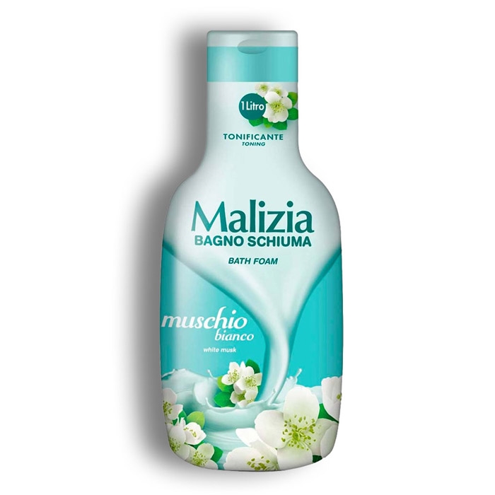 فوم شست و شوی بدن Malizia مدل Toning حاوی رایحه مشک سفید