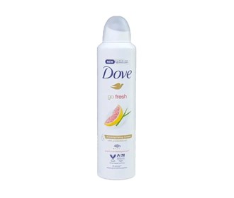 Dove antiperspirant spray for women, Go Fresh, grapefruit scent, volume 250 ml