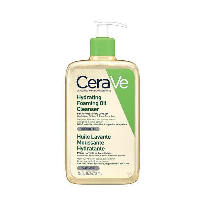 فوم شستشوی روغنی دل Cerave Hydrating Foaming Oil Cleanser
